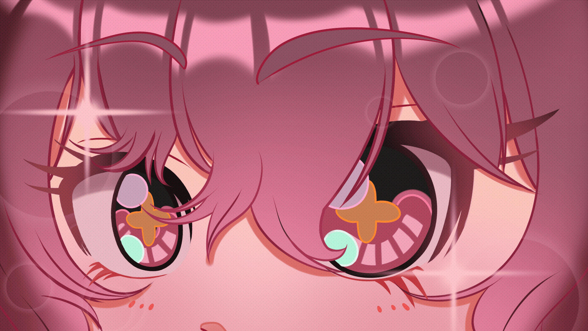 Anski 90s style Anime eye banner