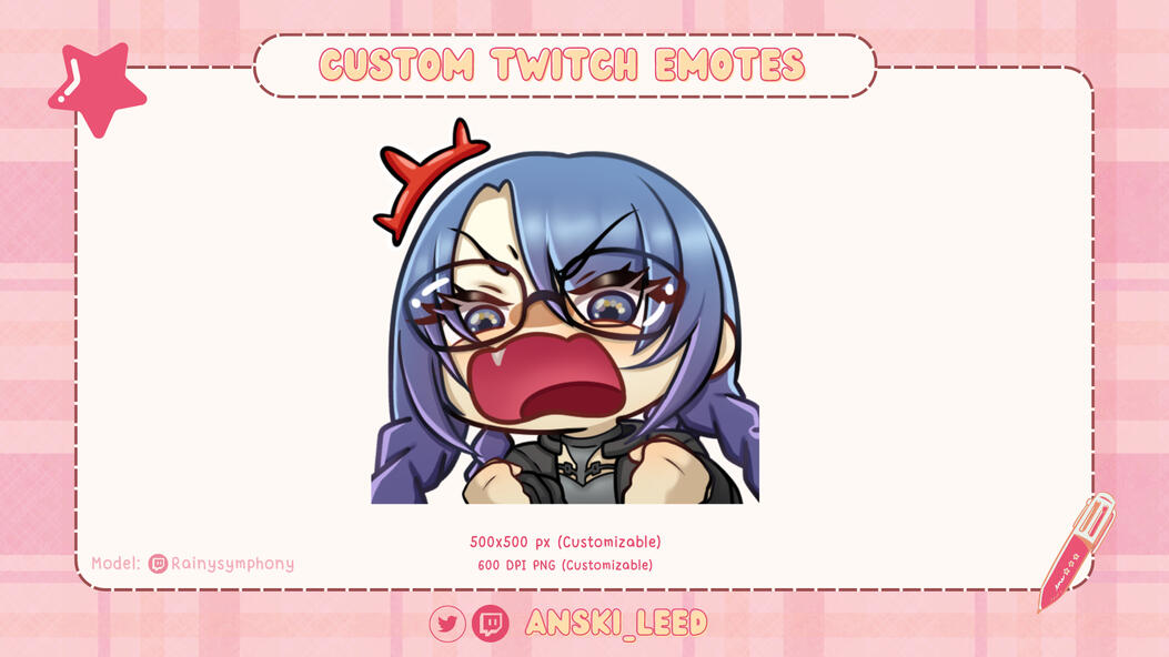 RainySymphony Angy Emote